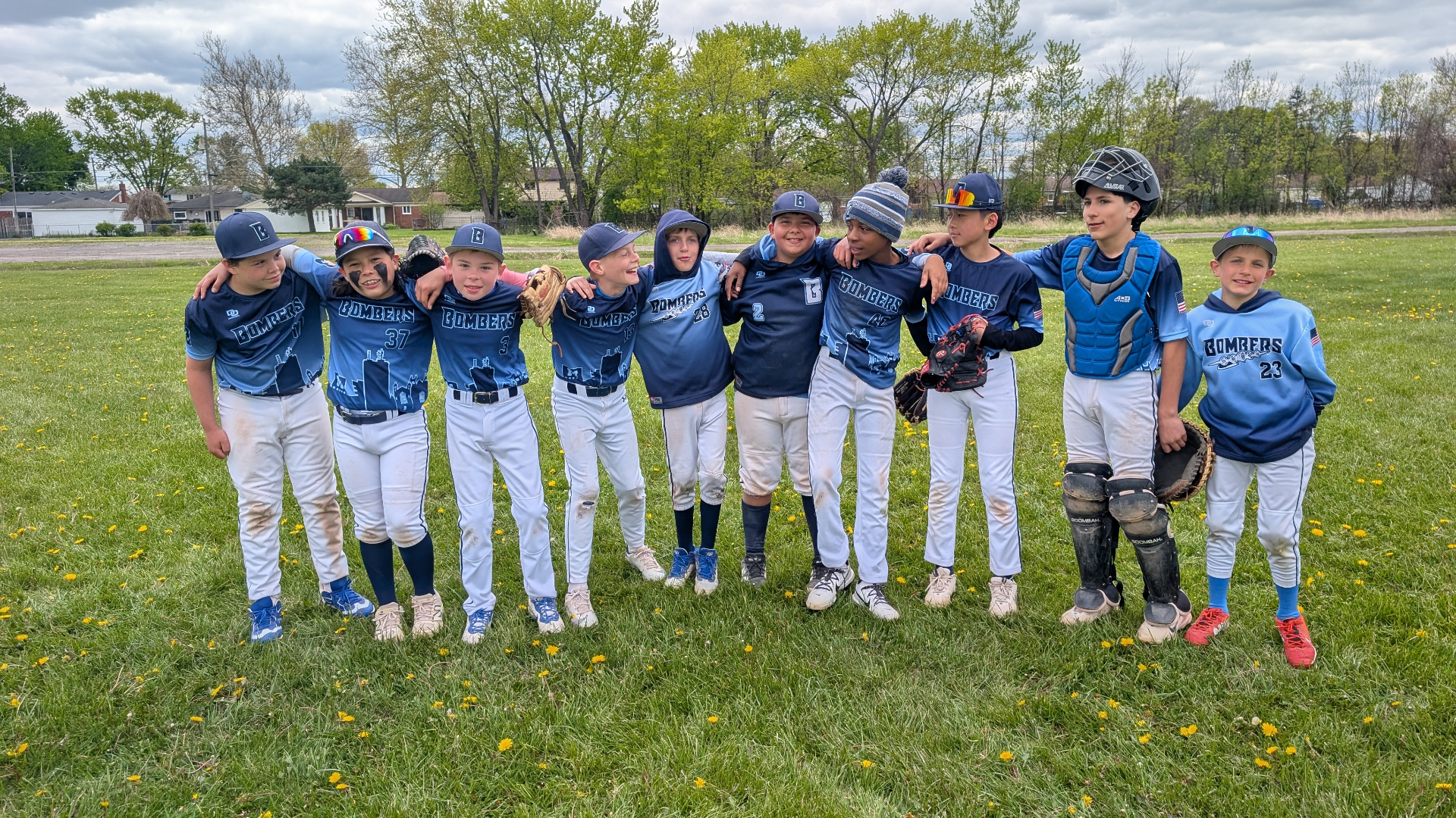 12U Bombers — Sprovach team photo